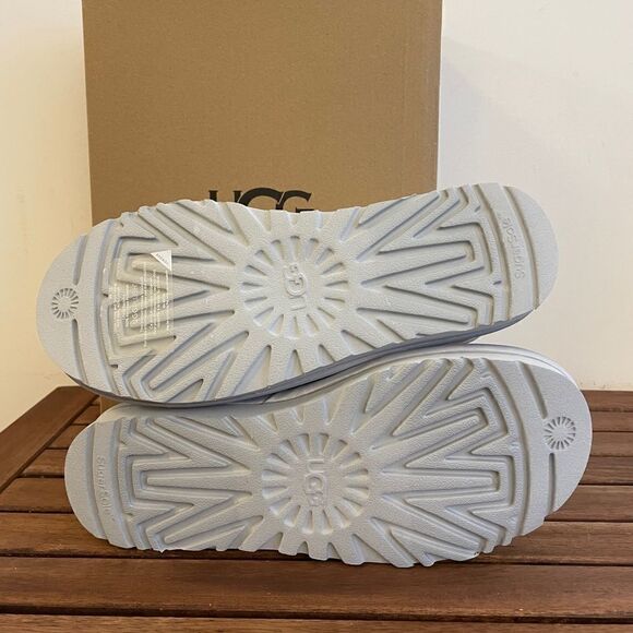 UGG Classic Mini Iridescent Glacier Grey Boots USA Women Size 8/UK 6/EU 39 - Picture 11 of 15